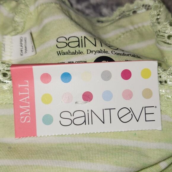 lime green Juniors' Saint Eve Lace  hipster panty Size Small - Picture 3 of 5